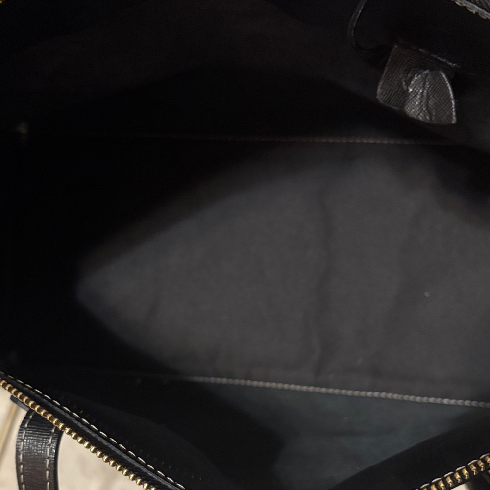 Alberta Di Canio Black Leather Shoulder Bag - Picture 5 of 8